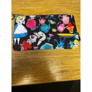 NWOT Loungefly Cosmetic Bag Makeup Pouch DISNEY Alice In Wonderland A12